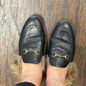 Gucci Princeton Mules Loafers Slip-Ons Sz 41–10.